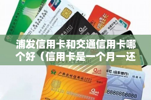 浦发信用卡和交通信用卡哪个好（信用卡是一个月一还吗）
