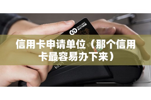 信用卡申请单位(那个信用卡最容易办下来) 信用卡申请单位(那个信用卡最容易办下来)