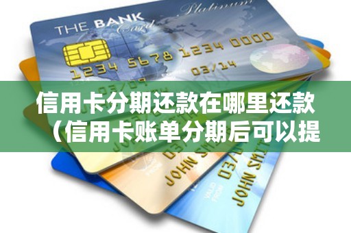 信用卡分期还款在哪里还款（信用卡账单分期后可以提前还款吗）