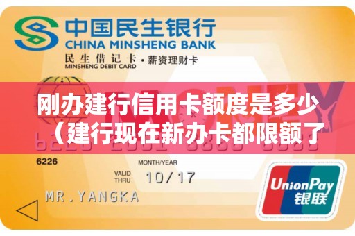 刚办建行信用卡额度是多少（建行现在新办卡都限额了吗）
