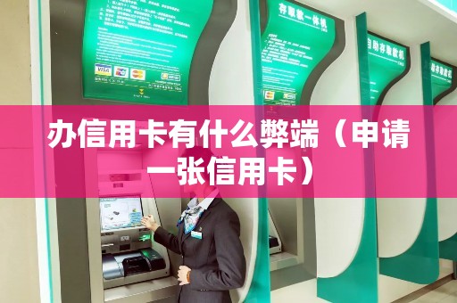办信用卡有什么弊端（申请一张信用卡）