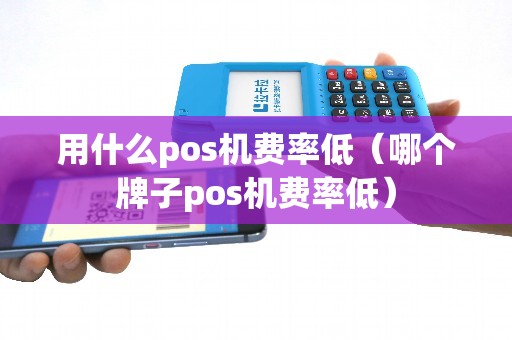 用什么pos机费率低（哪个牌子pos机费率低）