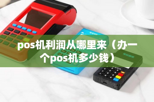 pos机利润从哪里来（办一个pos机多少钱）