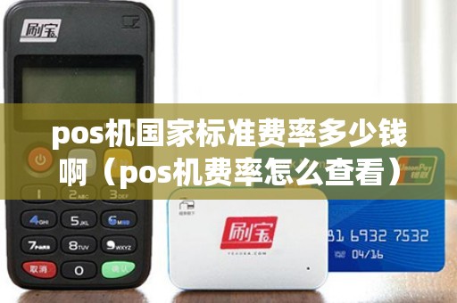 pos机国家标准费率多少钱啊（pos机费率怎么查看）