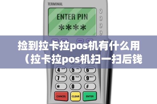 捡到拉卡拉pos机有什么用（拉卡拉pos机扫一扫后钱去哪里了）