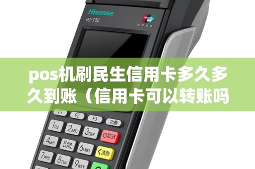 pos机刷民生信用卡多久多久到账（信用卡可以转账吗）