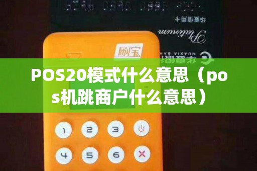 POS20模式什么意思（pos机跳商户什么意思）