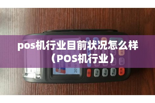 pos机行业目前状况怎么样（POS机行业）