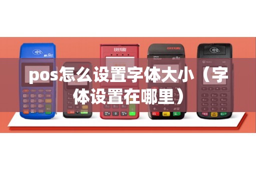 pos怎么设置字体大小（字体设置在哪里）