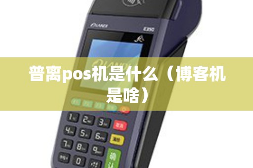 普离pos机是什么（博客机是啥）