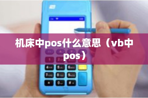 机床中pos什么意思（vb中pos）
