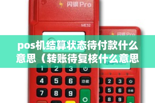 pos机结算状态待付款什么意思（转账待复核什么意思）