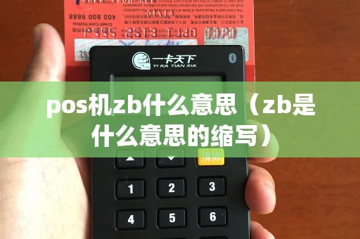 pos机zb什么意思（zb是什么意思的缩写）