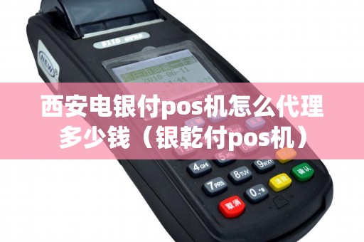 西安电银付pos机怎么代理多少钱（银乾付pos机）
