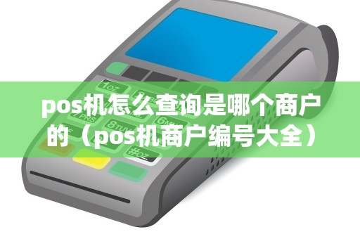 pos机怎么查询是哪个商户的（pos机商户编号大全）