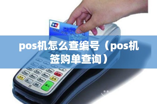 pos机怎么查编号（pos机签购单查询）