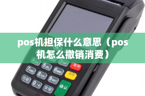 pos机担保什么意思（pos机怎么撤销消费）