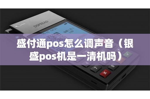 盛付通pos怎么调声音（银盛pos机是一清机吗）