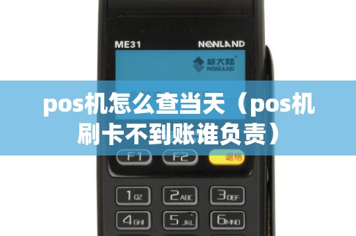 pos机怎么查当天(pos机刷卡不到账谁负责) pos机怎么查当天(pos机刷卡不到账谁负责)