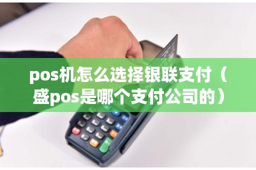 pos机怎么选择银联支付（盛pos是哪个支付公司的）