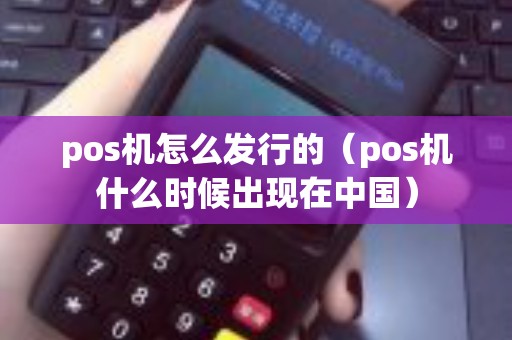pos机怎么发行的（pos机什么时候出现在中国）