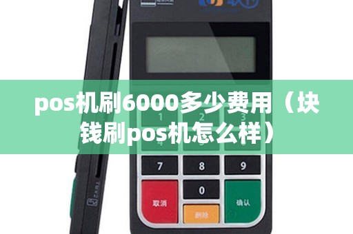 pos机刷6000多少费用（块钱刷pos机怎么样）
