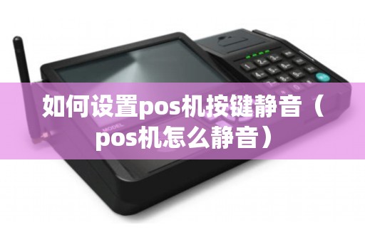 如何设置pos机按键静音（pos机怎么静音）