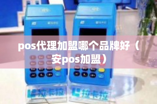 pos代理加盟哪个品牌好（安pos加盟）