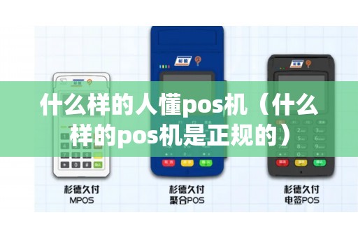 什么样的人懂pos机（什么样的pos机是正规的）