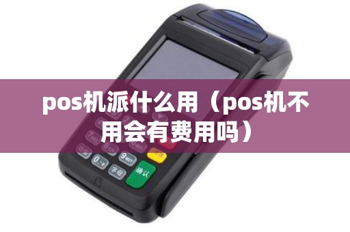 pos机派什么用（pos机不用会有费用吗）