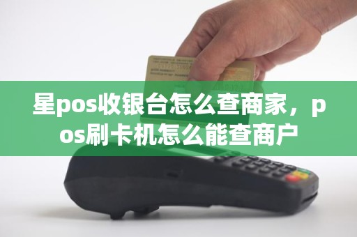 星pos收银台怎么查商家，pos刷卡机怎么能查商户