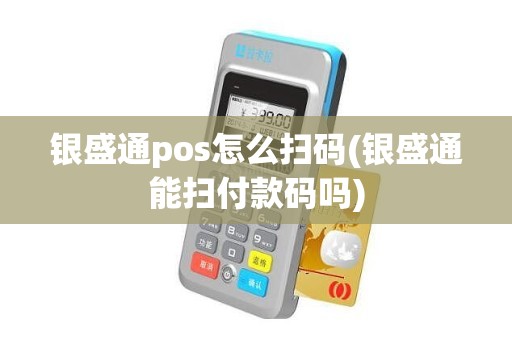 银盛通pos怎么扫码(银盛通能扫付款码吗)