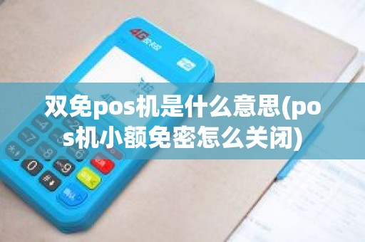 双免pos机是什么意思(pos机小额免密怎么关闭)