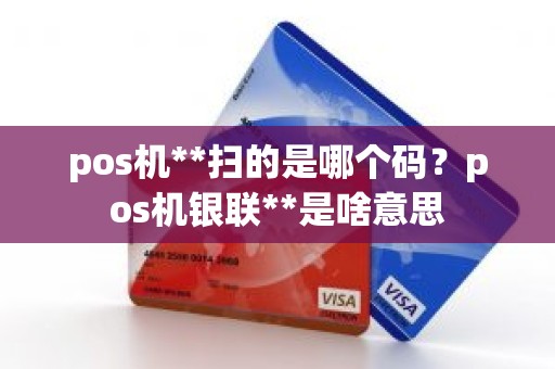 pos机**扫的是哪个码？pos机银联**是啥意思