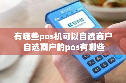 有哪些pos机可以自选商户 自选商户的pos有哪些