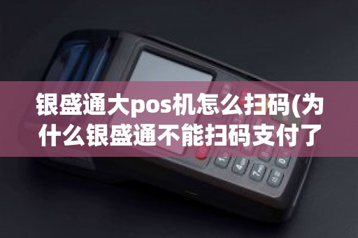 银盛通大pos机怎么扫码(为什么银盛通不能扫码支付了)
