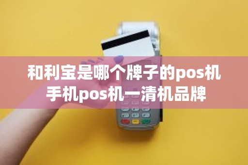 和利宝是哪个牌子的pos机 手机pos机一清机品牌