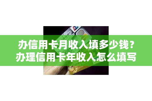 办信用卡月收入填多少钱？办理信用卡年收入怎么填写