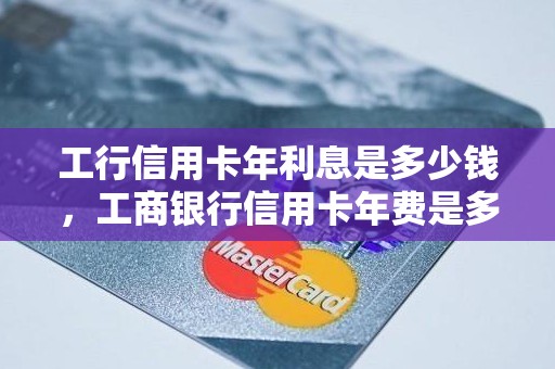 工行信用卡年利息是多少钱，工商银行信用卡年费是多少钱