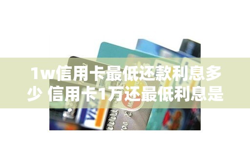 1w信用卡最低还款利息多少 信用卡1万还最低利息是多少