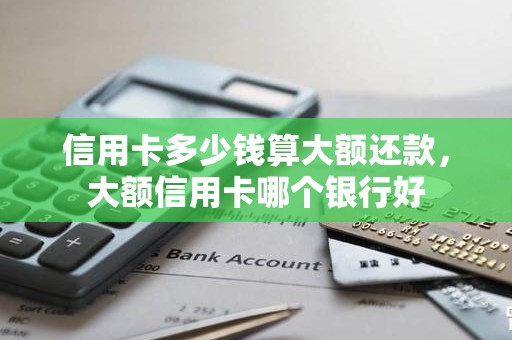 信用卡多少钱算大额还款，大额信用卡哪个银行好