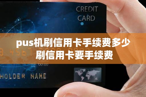 pus机刷信用卡手续费多少 刷信用卡要手续费