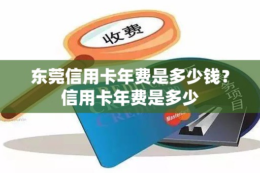 东莞信用卡年费是多少钱？信用卡年费是多少