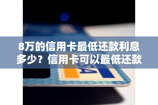 8万的信用卡最低还款利息多少?信用卡可以最低还款吗 8万的信用卡最低还款利息多少?信用卡可以最低还款吗