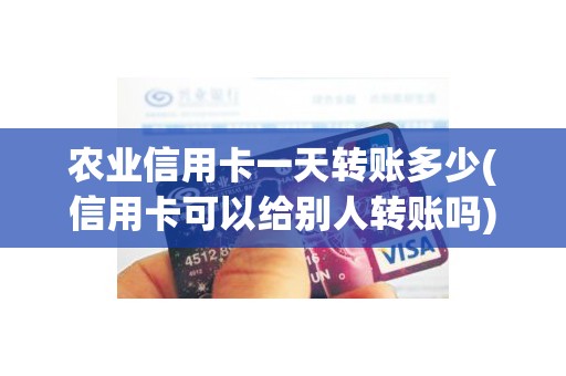 农业信用卡一天转账多少(信用卡可以给别人转账吗)
