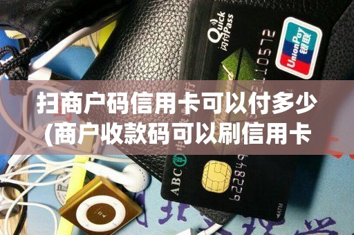 扫商户码信用卡可以付多少(商户收款码可以刷信用卡吗)