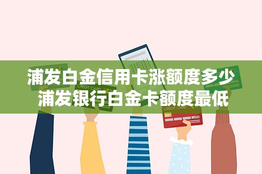 浦发白金信用卡涨额度多少 浦发银行白金卡额度最低多少