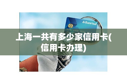 上海一共有多少家信用卡(信用卡办理)
