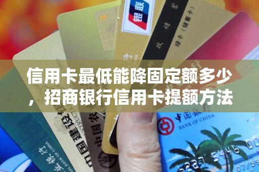 信用卡最低能降固定额多少，招商银行信用卡提额方法