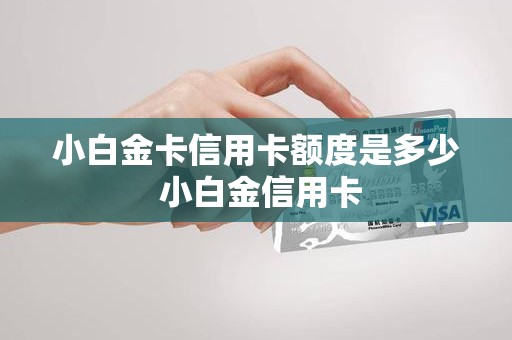 小白金卡信用卡额度是多少 小白金信用卡